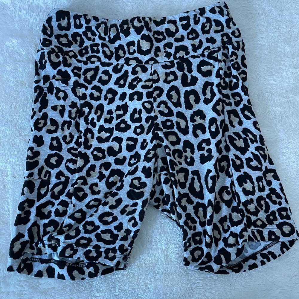 Cheetah Biker Shorts